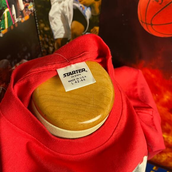 Vintage Atlanta Hawks 1989‎ Dominique Wilkins Starter NBA Tee - Picture 7 of 7